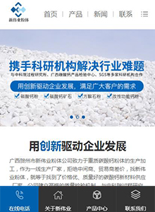 新偉業(yè)粉體-營(yíng)銷型手機(jī)網(wǎng)站建設(shè)案例